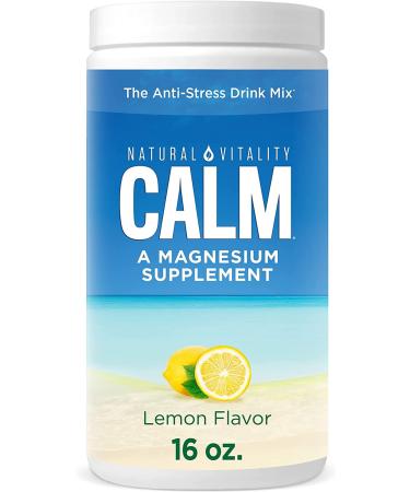 Natural Vitality Natural Calm Anti-Stress Drink - Sweet Lemon 16 oz | Relaxation & Wellness - Buy Online on GoSupps.com