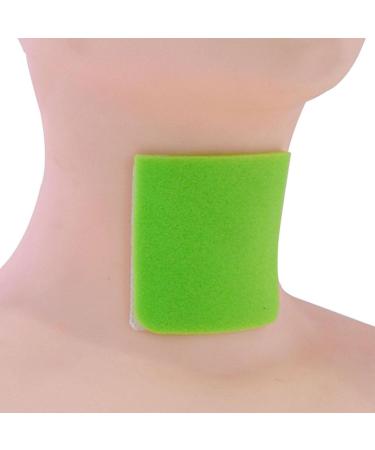 ZPBlwt Medical Stoma Protection cover for laryngectomy dust dust breathable sticker medical one-way stomach protective cover for the neck and trachea green 50PCs