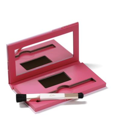 eSalon Conceal & Cover Root Touch Up + Brow Powder 5.2 g Root Coverage Palette Root Concealing Powder Instantly Covers Greys Creates Thicker & Fuller-Looking Hair Dark Brunette