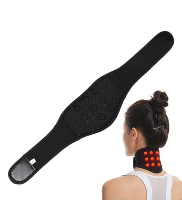 Shakven Neck Support Collar Collar Neck Pad Warm Hot Compress Support Brace Adjustable Magnetic Support Brace For Neck For Sleeping