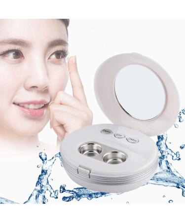 Ultrasonic Contact Lens Cleaner - Eye Protein Cleaning Case with USB - Daily Care Device (White) - Buy Online on GoSupps.com