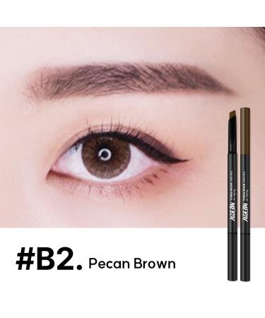 Buy MERZY Waterproof Brow Pencil - Long Lasting High-Intensity Color in Almond Brown (#B3) - Triangular Tip - 0.01 Fl Oz - International Shipping Available - Buy Online on GoSupps.com