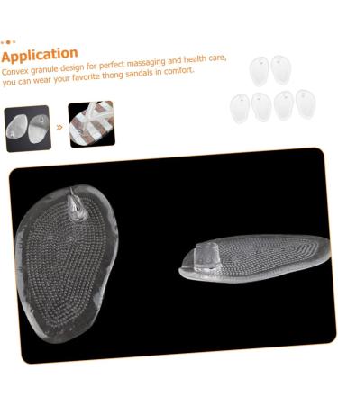 NOLITOY 6 Pairs Anti-Slip Forefoot Inserts & Heel Grip Cushions - Invisible Metatarsal Support Pads for Sandals & Flops - Comfortable Gel Thicken Pads for All-Day Wear - Buy Online on GoSupps.com
