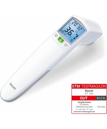 Beurer FT 100 Contactless Infrared Fever Thermometer & HM 16 Hygrometer Bundle - Indoor Climate Control & Accurate Temperature & Humidity Measurement - Buy Online on GoSupps.com