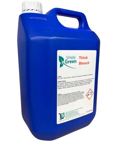 2 x 5 Litre Thick Bleach Simply Green - Buy Online on GoSupps.com