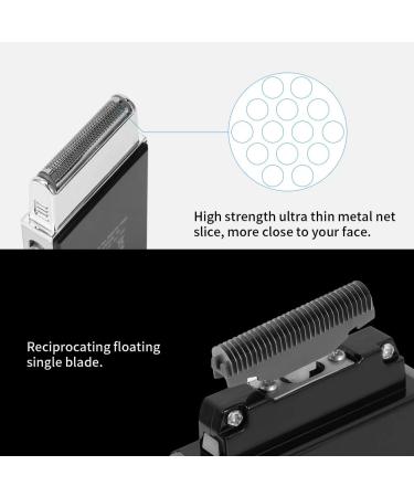 Small Foil Electric Shaver - Professional Rechargeable Foil Razor for Men | USB Charger Beard Trimmer - Buy Online on GoSupps.com