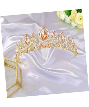 1pc Crystal Crown Alloy Tiara Hair Jewelry Fashion Hair Band Elegant Headwear Alloy Headband Rhinestone Tiara Wedding Headwear Headband for Women Hair Accessories for 16x16x6cm Assorted Color 1 - Buy Online on GoSupps.com