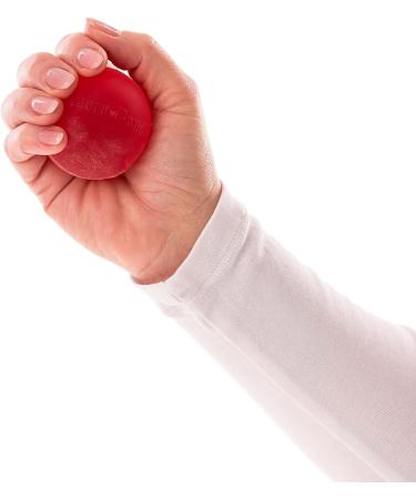 THERABAND 3lbs Hand Exerciser Stress Ball for Hand & Wrist Muscles Therapy - Red - Buy Online on GoSupps.com