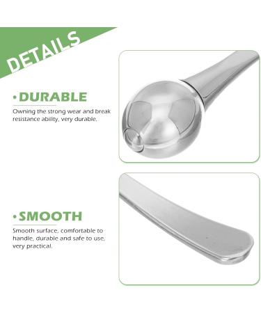  POPETPOP POPETPOP Ergonomic Eye Cream Roller for Skin Care Multifunctional Metal Spoon for Dividing - Buy Online on GoSupps.com