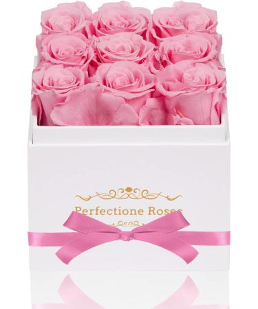 Preserved Pink Roses in Box | Long-Lasting Gift for Her | Anniversary, Mother's Day, Valentine's Day, Christmas - Buy Online on GoSupps.com