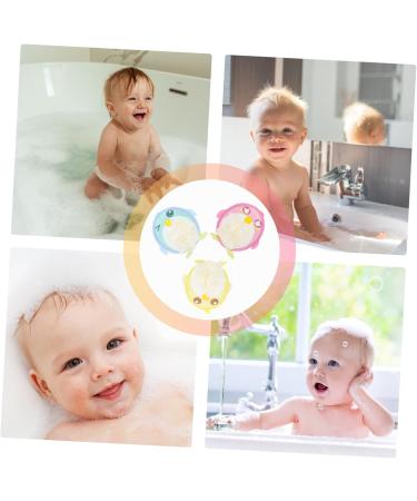 3pcs Cartoon Bath Towel & Flower Shower Balls - Fun Body Washing Tools & Bubble Makers - Buy Online on GoSupps.com