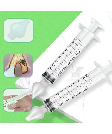 2Pcs Baby Nasal Aspirator Set - Reusable Silicone Tip for Safe & Comfortable Nose Cleaning - Buy Online on GoSupps.com