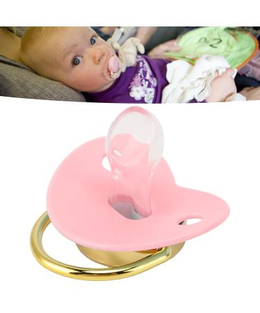 Portable Pink Baby Pacifier - Built-in Silicone Closed Loop Design for Home Use - Buy Online on GoSupps.com