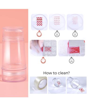 Mobray Nail Stamping Gel Kit - 6PCS Stamper Set with Image Plates for Nail Art - Buy Online on GoSupps.com