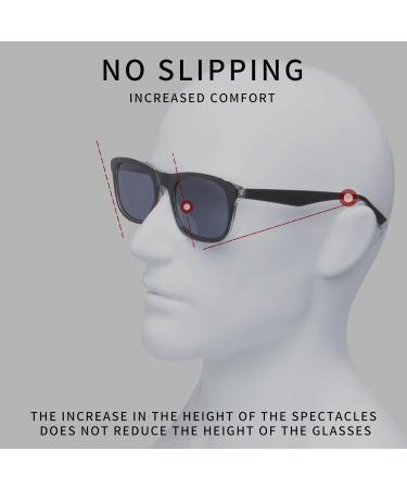 Amissz Self-Adhesive Nasal Pads for Glasses | 10 Pairs Anti-Slip Silicone Nose Pads | Transparent Non-Slip Soft Pads for Sunglasses & Eyewear - Buy Online on GoSupps.com
