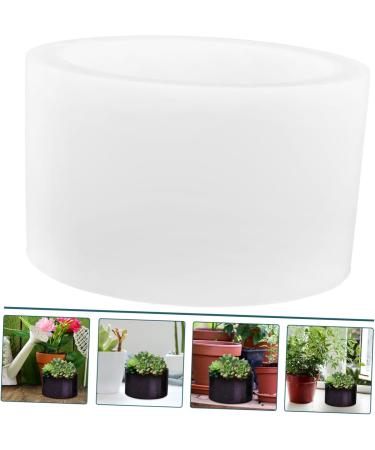 Operitacx 2 Pcs Silicone Mold Candle Molds Crystal Pen Holder Mold Makeup Tray Flower Pot Mold Flowerpot Plant Whitex2pcs 12.3X12.3cmx2pcs - Buy Online on GoSupps.com