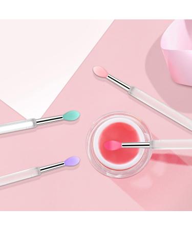 4pcs Silicone Lip Brushes Set | Classycoo Makeup Applicator for Lip Gloss Lipstick & Eyeshadow | Perfect for Cream & Liquid Lip Masks - Buy Online on GoSupps.com
