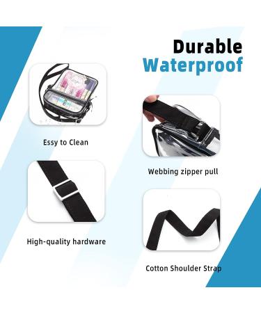 DONGGANGAJI Clear Crossbody Bag - Stadium Approved for Concerts - Black - Buy Online on GoSupps.com