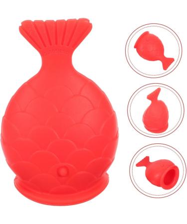 BIUDECO 2pcs Silicone Fish Lip Filler Lip Plumper Tool Lip Pumps Bigger Device Lips Enlarger Red - Buy Online on GoSupps.com