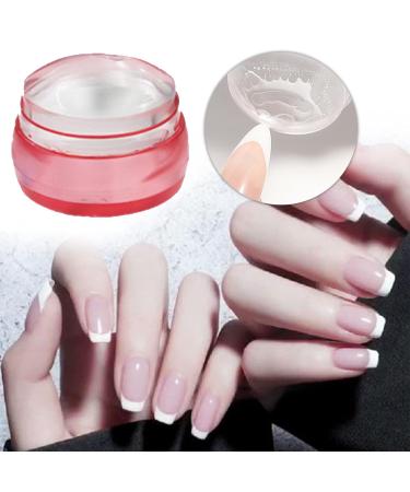 Bodhi2000 Nail Art Stamp Set Wiping-Resistant Silicone Nail Stamp for DIY Nail Decoration Transparent/Red Manicure Tool for Stunning Nail Designs - Buy Online on GoSupps.com