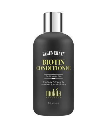 Conditioner with Biotin ProVitamin B5 and Amino Acids for Repair Treatment and Deep Moisturizing for All Hair Types - Detangle Protect and Support New Hair Growth - 8.5 Ounces