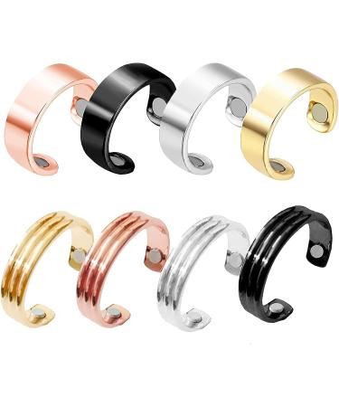 ANROLA Anti Snoring Ring 2PCS - Adjustable Acupressure Tool for Snore Reduction and Improved Breathing - Unisex Anti Snore Device (Gold) - Buy Online on GoSupps.com