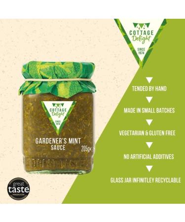 Cottage Delight Gardener's Mint Sauce 205g - Fresh and Zesty Flavor - Buy Online on GoSupps.com