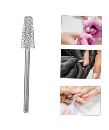 FELTECHELECTR Nail Polisher Manicure File Bit Nail Drill Bit Professional Nail File Nail Art Grinding Bit Professional Styling Tools Bat Hair Bow Pedicure The Tools Nail Art Bits Tungsten Steel - Buy Online on GoSupps.com