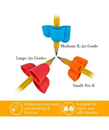 The Pencil Grip Writing CLAW Medium Size Pack Red And Blue Grips Set of 12 - TPG-21212 - Buy Online on GoSupps.com