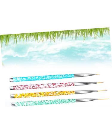 FRCOLOR 4 Pieces Dotting Pen Tools Tool for Dotting Nails Nail Art Gel Nail Gel Pens for Brush Drawing Detail Brush Painted Adjust Flower Stem Brush Pen Painting - Buy Online on GoSupps.com