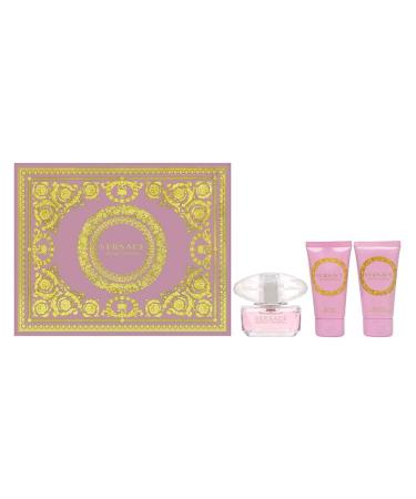 Versace Bright Crystal by Versace for Women 3 Piece Set Includes: 1.7 oz Eau de Toilette Spray + 1.7 oz Bath & Shower Gel + 1.7 oz Body Lotion