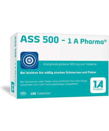 Buy ASS 500-1A Pharma Tablets - 100 ST for Fast International Shipping | Quality Health Products - Buy Online on GoSupps.com