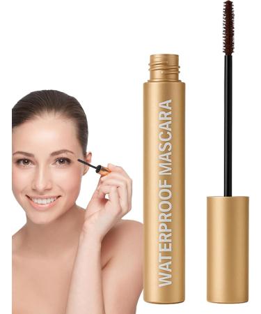 Fyrdyn Womens Mascara Waterproof Eyelash MascaraVolumizing Waterresistant AntiSmudge Mascara for Sensitive Eyes Thickening Lengthening Wedding Date Swimming Night Out Brown - Buy Online on GoSupps.com