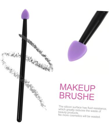 SOESFOUFU Makeup Brush 5pcs Silicone Eyeshadow Brush Cream Eye Shadow Cream Suit Face Tools Professional Simple Appliance 13x1cm Purple - Buy Online on GoSupps.com