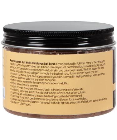 Pure Himalayan Salt Scrub | Natural Detoxifier, Exfoliator & Moisturizer | Body and Face Scrub - 14.1 Oz | Fragrance-Free - Buy Online on GoSupps.com