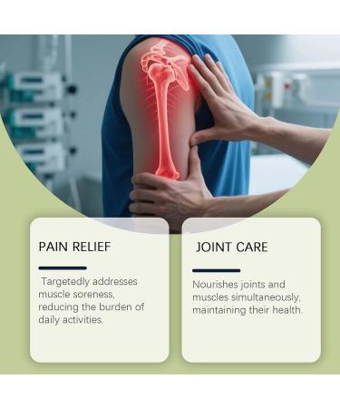 Joint Soothe Cream Professional Nerve Cream Natural Joint Gel Effective Relief for Back Neck Hands and Knees 2 Pieces - Buy Online on GoSupps.com