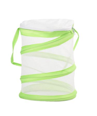 MFUOE Collapsible Bug Catcher Net Butterfly Habitat Cage Insect Reproduction Mesh Portable Butterfly Bug Catcher Mesh Net for Kids Insects Catching and Science Education (Green)