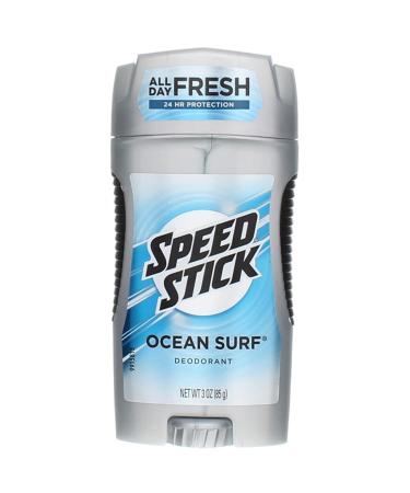 Speed Stick Solid Deodorant, Ocean Surf 3 oz (Pack of 2) Ocean Surf 3 Ounce (Pack of 2)
