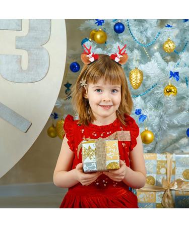 Shop Gukasxi 12 Piece Christmas Antlers - Cute Hairpins & Accessories for Festive DIY Hair Jewelry - Buy Online on GoSupps.com