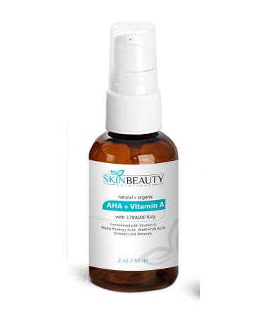 #1 Strongest Retinol A + AHA Glycolic Acid Cr me- 95% Organic & Natural - Vitamin A 5% at 1 700 000 IU/g Night Renewal Cream -Retinoid Retin A Alternative for Skin Tone Correction Resurfacing Anti-Aging Acne & Deep Wrinkles. Strongest retinol you can buy 