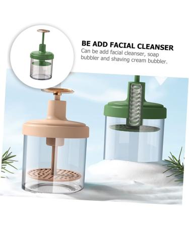 DRESSOOS Foaming Cleaner Face Wash Foam Maker Foaming Face Foaming Maker Foam Cleaners Cleaning Gel Simple Soap Korean Face Wash Cleansing Foams Maker Dedicated Travel Face Soap Pp 17.2X8.2X17.2CM Green - Buy Online on GoSupps.com