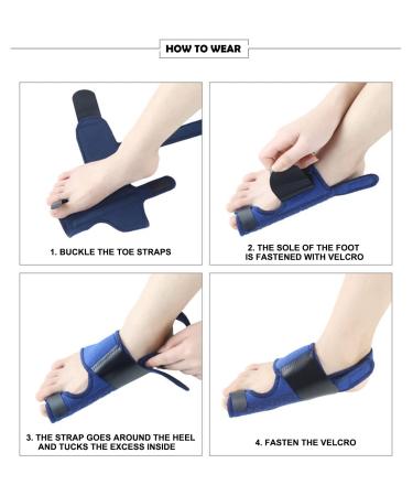 Orthopedic Bale Toe Corrector for Men & Women - Big Toe Straighteners for Hallux Valgus Pain Relief (Right) - Day & Night Support - Buy Online on GoSupps.com
