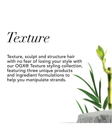 OGX Low Shine Bamboo Fiber Texture Flexible Wax Sandalwood - 3 oz (Pack of 1) - Buy Online on GoSupps.com