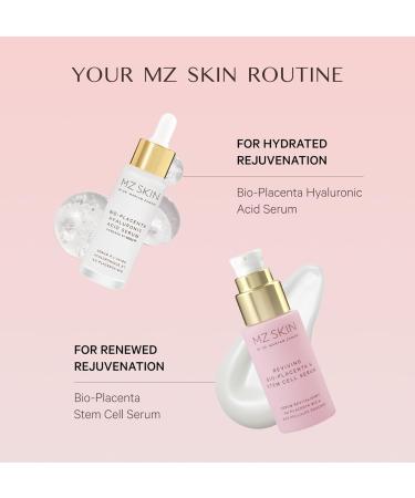 MZ SKIN Bio-Placenta Hyaluronic Acid Serum 1.01 fl oz | Deep Hydration & Skin Renewal with Bio-Placenta M5Rx Complex & Hyaluronic Acid | Plumps Firms & Smooths | All Skin Types Fragrance Free - Buy Online on GoSupps.com