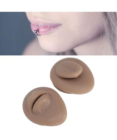 Soft Silicone Mouth Tongue Model for Beauty Salon - Simulated Human Lip Tongue Set for Piercing Practice & Display | Reusable Easy Clean Tools (Type C - Buy Online on GoSupps.com
