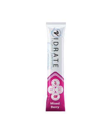 ViDrate Boost (Mixed Berry) Flavour Sugar Free Electrolyte Powder - Vegan Friendly Hydration Sachets (30 x 3g Sachets)' Mixed Berry 30 Sachets