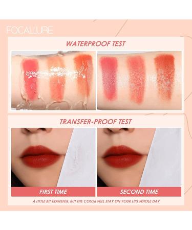 FOCALLURE 4-Piece Matte Lipstick Set | Velvety Liquid Lipstick Kit for Long-Lasting Waterproof Nude Lips | Ideal for Girls and Women - Buy Online on GoSupps.com