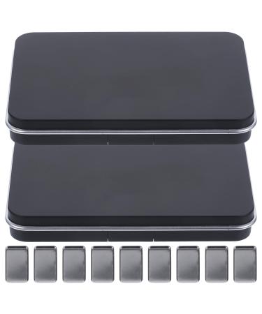 Bo te Fards Paupi res Vide Magn tique 2 Unit s Plateau pour Pigments Palette Compacte pour Rangement de Rouge L vres et Blush pour Maquillage Professionnel
