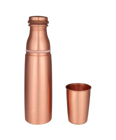Zap Impex Copper Water Bottle - 30 Oz Extra Large Ayurvedic Pure Copper Vessel For Drinking - Drink Copper Water And Enjoy The Health Benefits