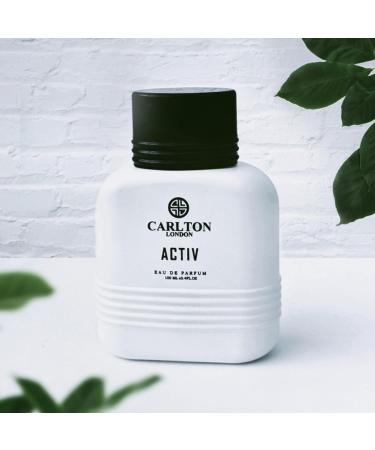 Carlto.n London Activ Eau De Parfum For Men | Limited Edition Premium Long Lasting Smoldering Perfume For Men - 100 Ml | Luxury Long Lasting Fresh Fresh Fresh Fragrance Spray | Gift For Men - Buy Online on GoSupps.com